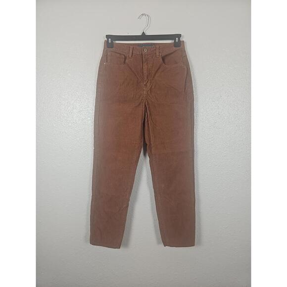 Indigo Rising Brown Corduroy Pants Size 3/26 Button Zipper Fly Straight Leg - Picture 1 of 5